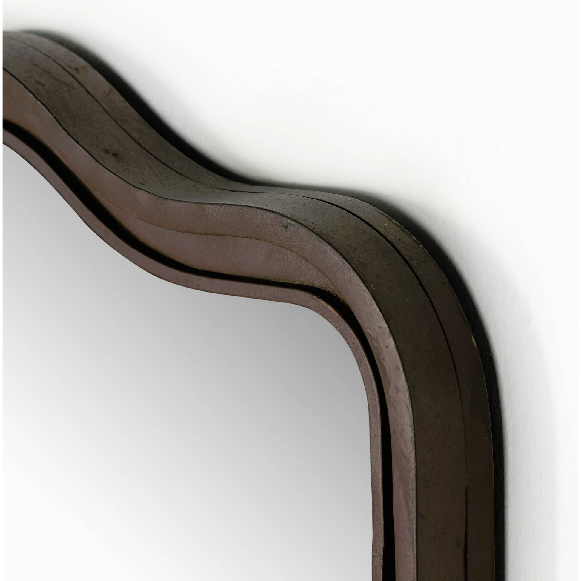 Effie Mirror by Four Hands. Made from iron, mirror, engineered hardwood in a transitional style.