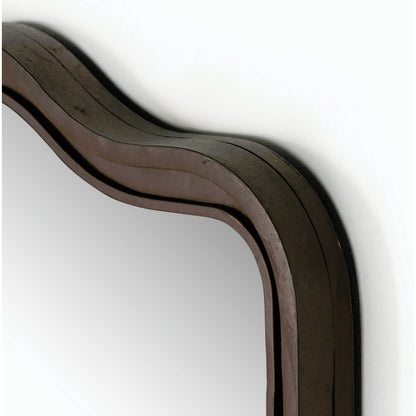 Effie Mirror by Four Hands. Made from iron, mirror, engineered hardwood in a transitional style.