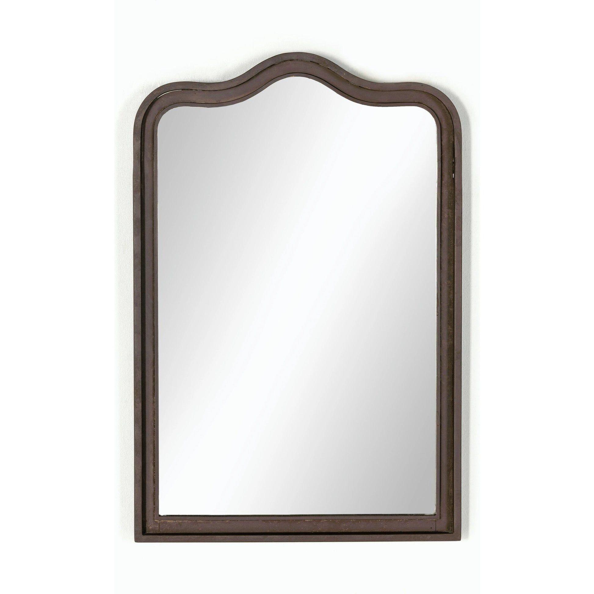 Effie Mirror by Four Hands. Made from iron, mirror, engineered hardwood in a transitional style.