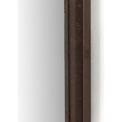 Effie Mirror by Four Hands. Made from iron, mirror, engineered hardwood in a transitional style.