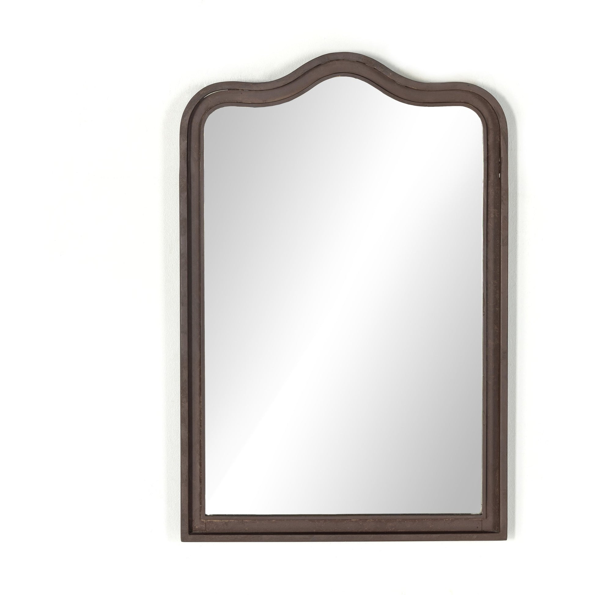 Effie Mirror by Four Hands. Made from iron, mirror, engineered hardwood in a transitional style.