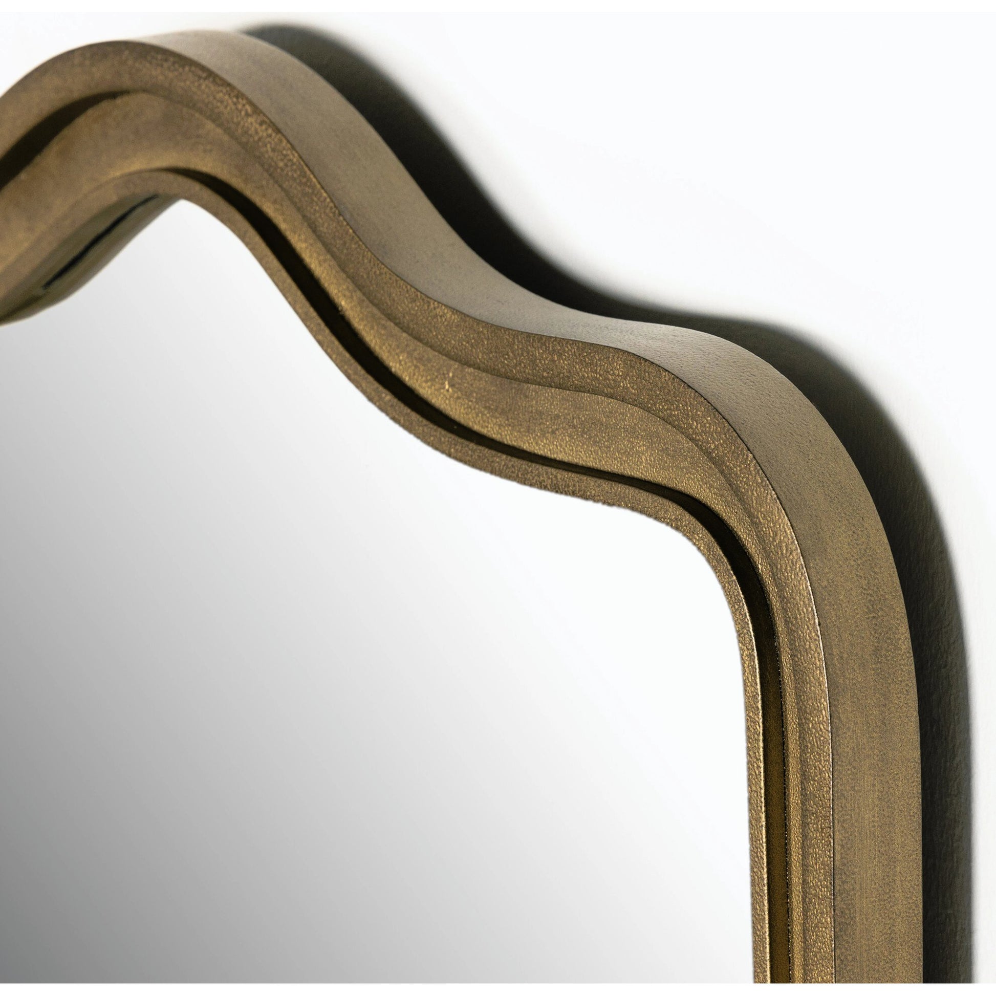 Effie Mirror by Four Hands. Made from iron, mirror, engineered hardwood in a transitional style.