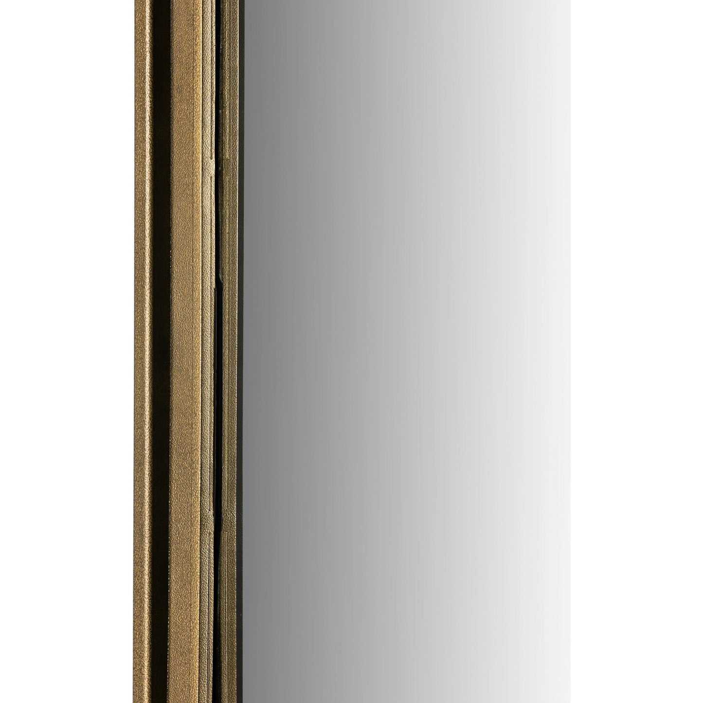 026 SI-1903035 | Closeup | Effie Mirror by Four Hands. Made from iron, mirror, engineered hardwood in a transitional style.
