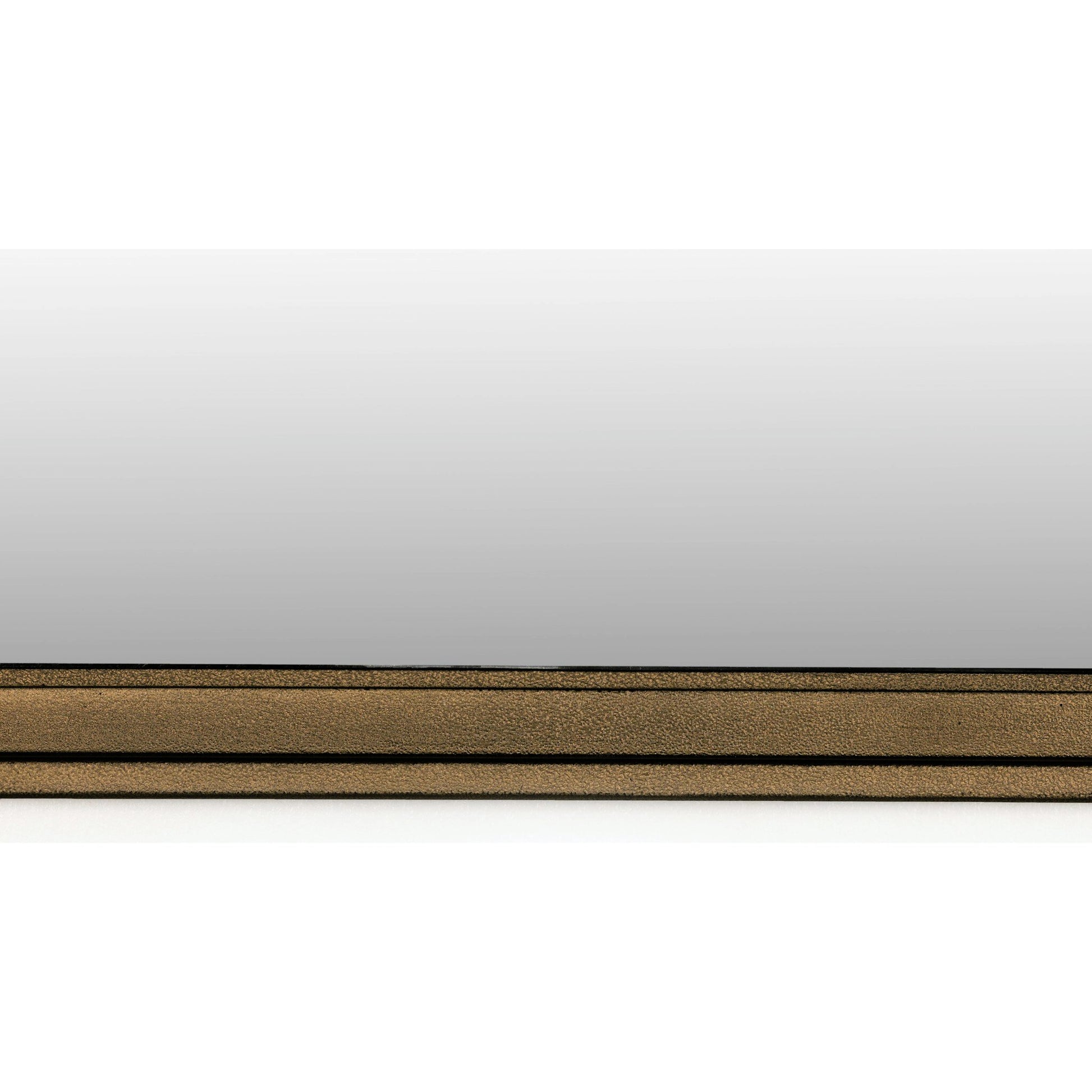 Effie Mirror by Four Hands. Made from iron, mirror, engineered hardwood in a transitional style.