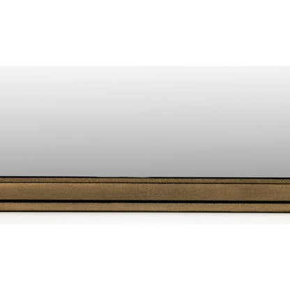 Effie Mirror by Four Hands. Made from iron, mirror, engineered hardwood in a transitional style.