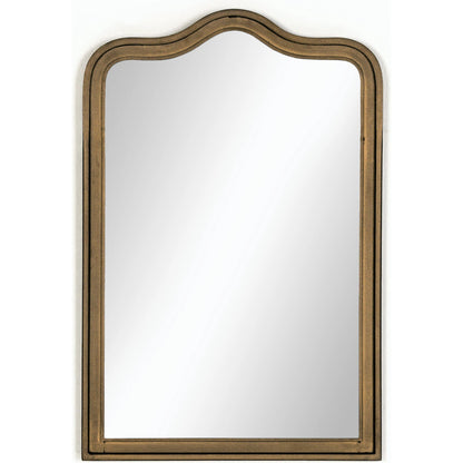 Effie Mirror by Four Hands. Made from iron, mirror, engineered hardwood in a transitional style.