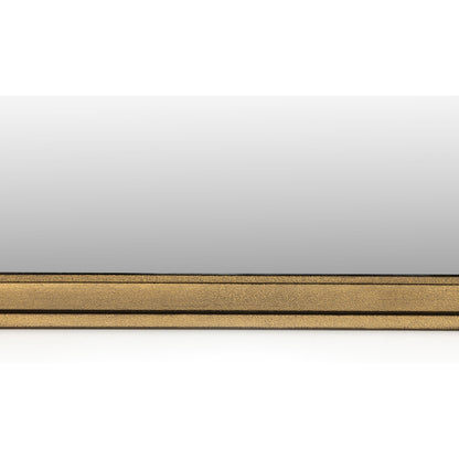 Effie Mirror by Four Hands. Made from iron, mirror, engineered hardwood in a transitional style.