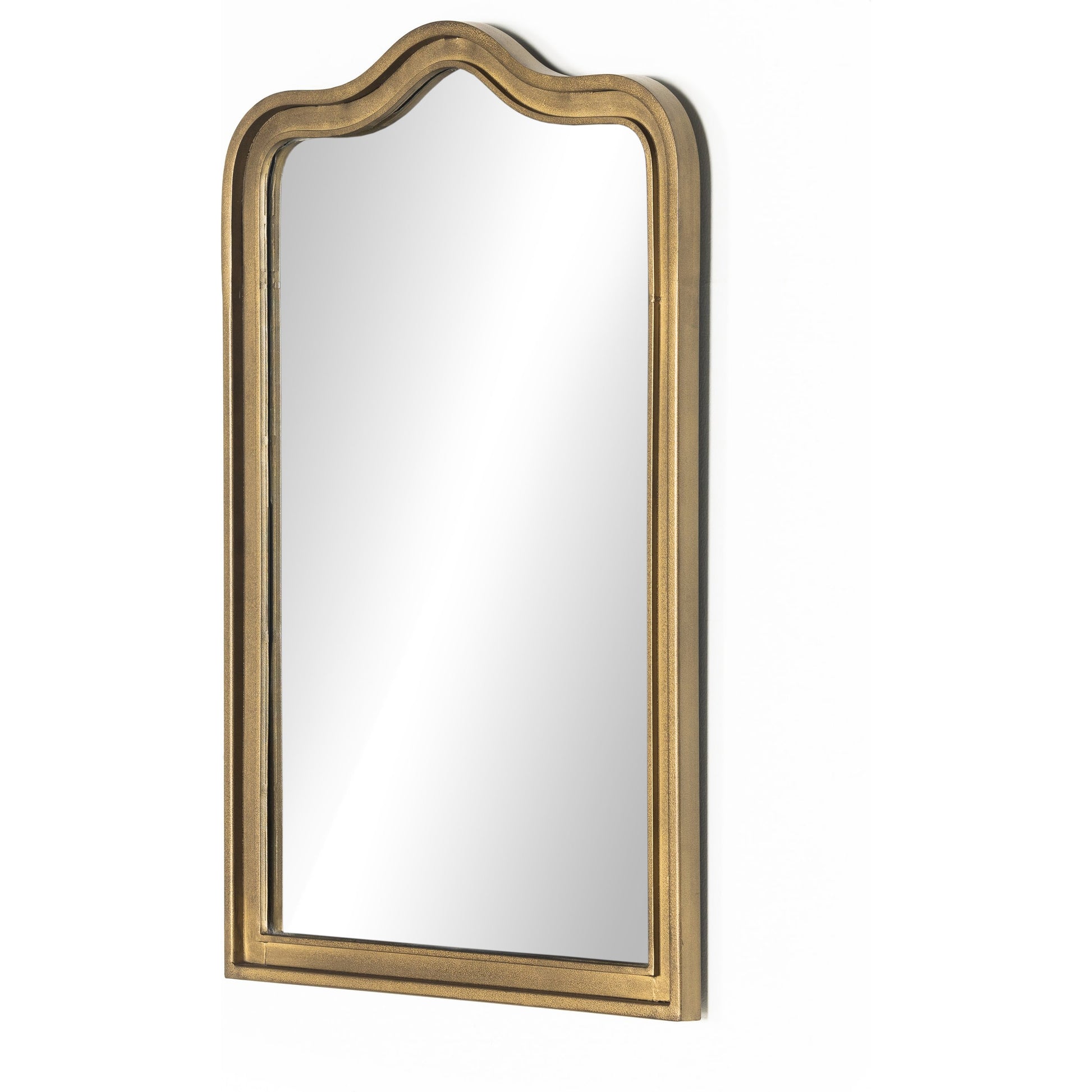 Effie Mirror by Four Hands. Made from iron, mirror, engineered hardwood in a transitional style.