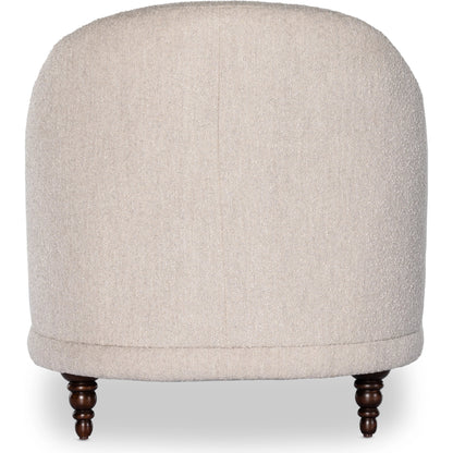 Marnie Chaise Lounge by Four Hands in knoll mink. Made from 95% polyester, 5% acrylic, solid rosa morada, pine plywood in a modern style.