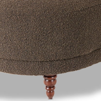 Marnie Chaise Lounge by Four Hands in knoll mink. Made from 95% polyester, 5% acrylic, solid rosa morada, pine plywood in a modern style.