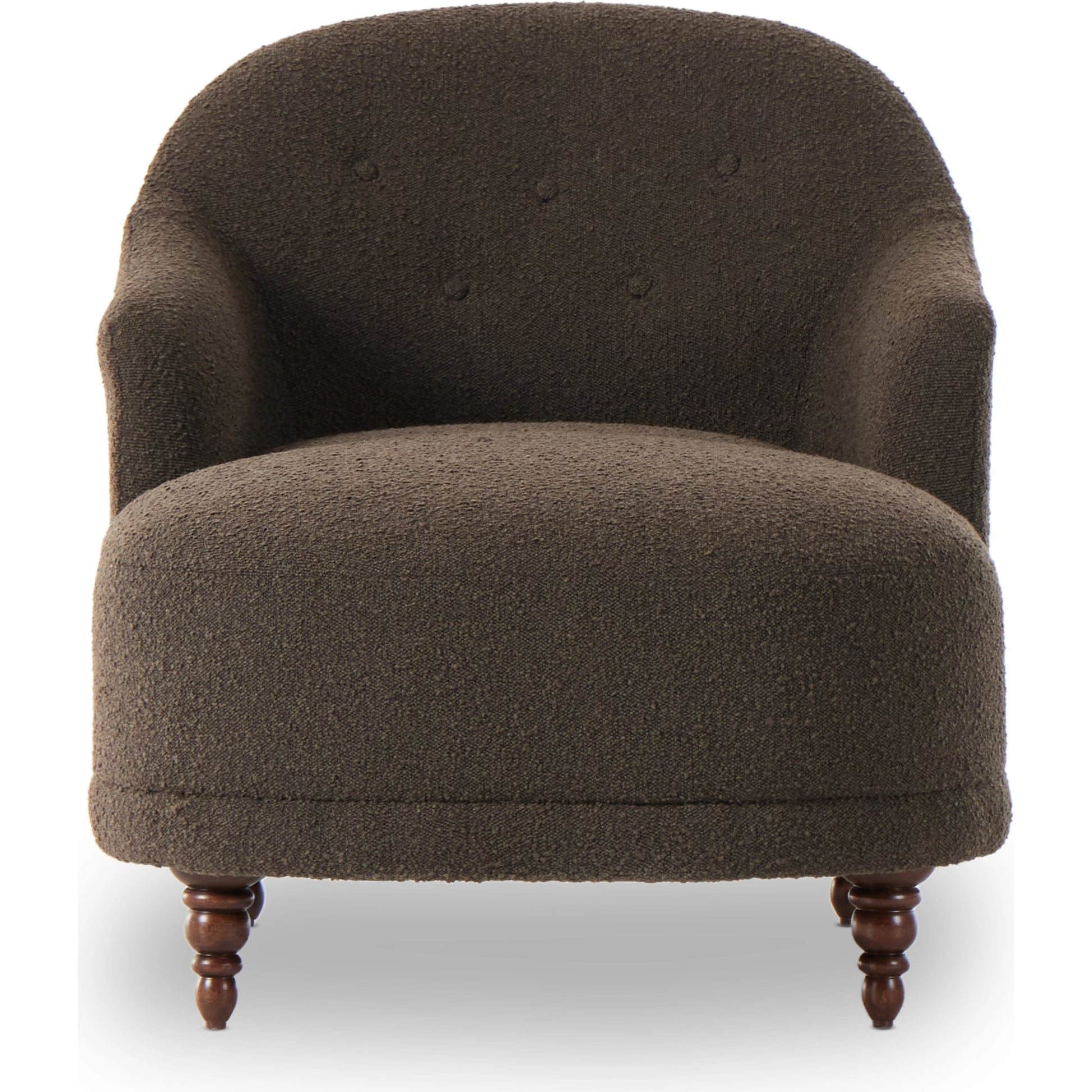 Marnie Chaise Lounge by Four Hands in knoll mink. Made from 95% polyester, 5% acrylic, solid rosa morada, pine plywood in a modern style.