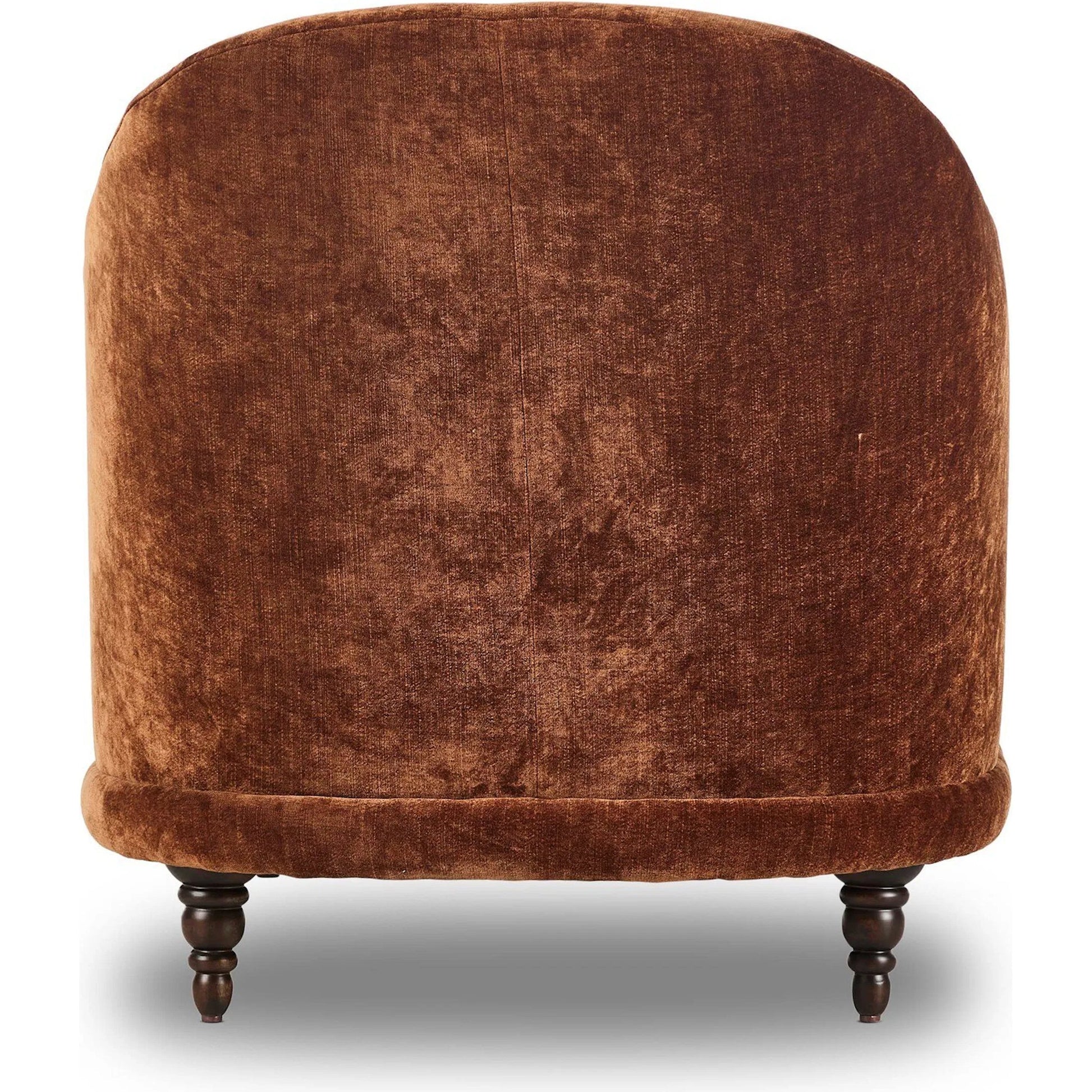 Marnie Velvet Chaise Lounge by Four Hands. Made from 100% polyester, solid rosa morada in a unique style.