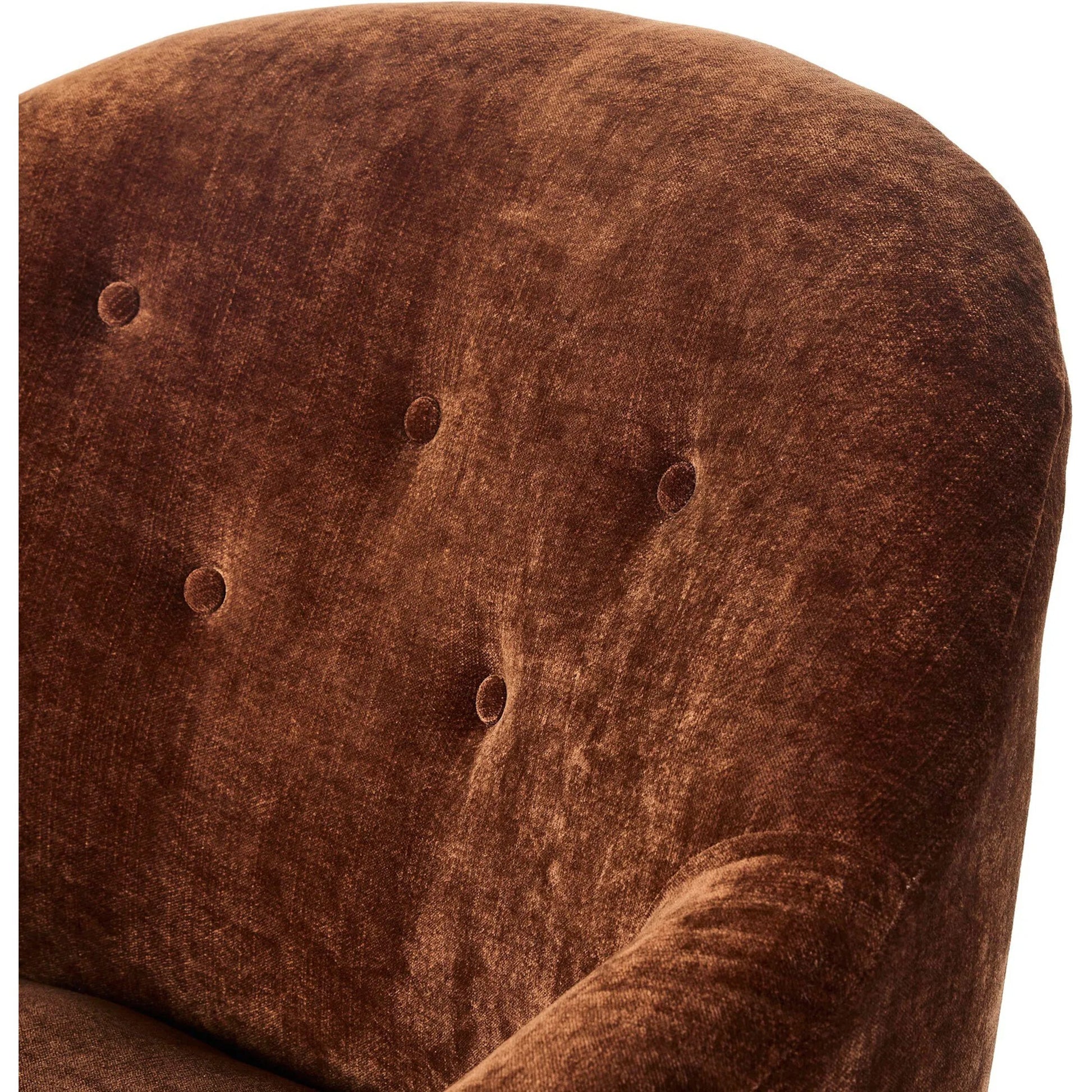 Marnie Velvet Chaise Lounge by Four Hands. Made from 100% polyester, solid rosa morada in a unique style.