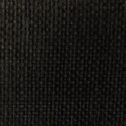 Fiona 6 Drawer Dresser by Four Hands in black raffia. Made from solid mahogany, sugar palm, iron in a modern style.