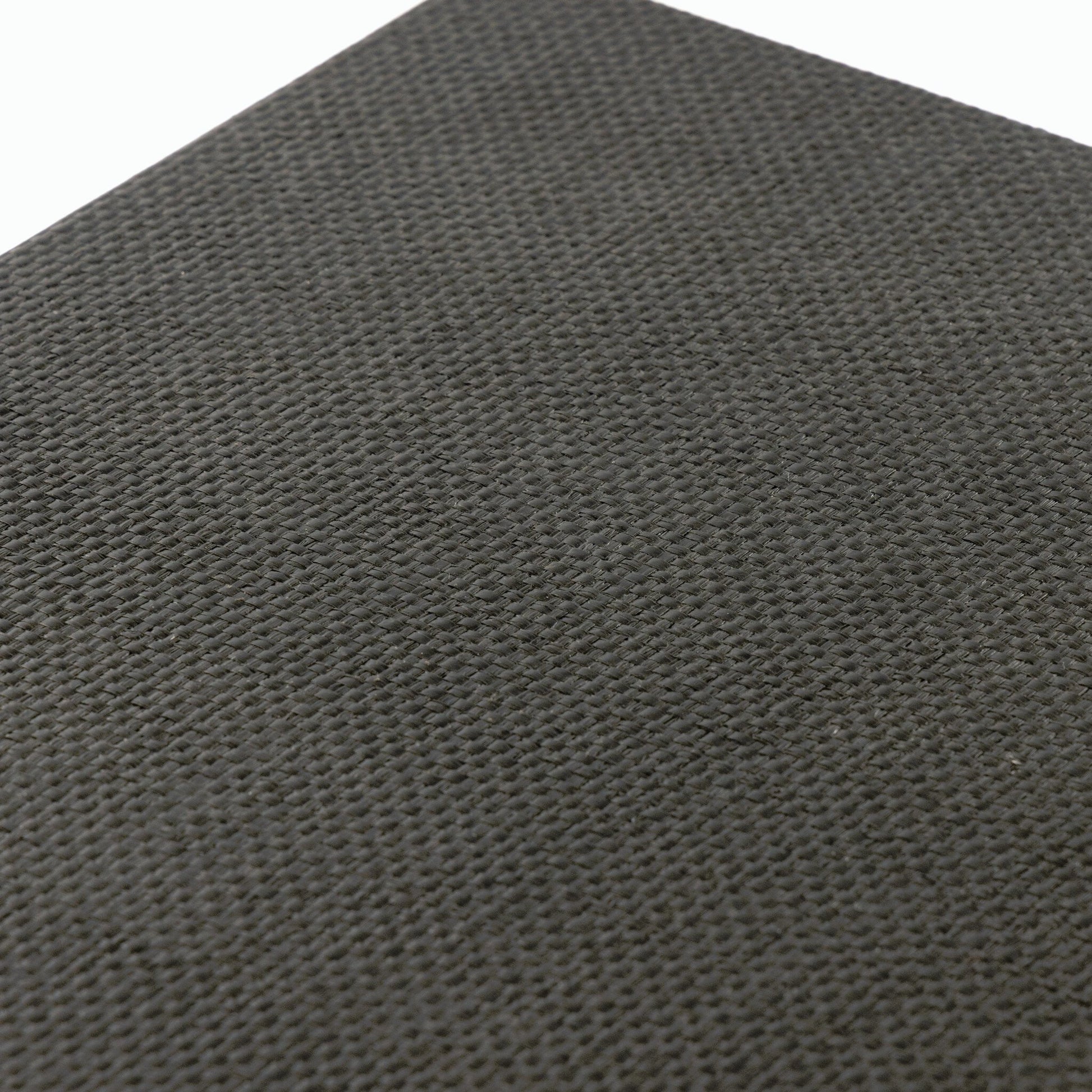 Fiona 6 Drawer Dresser by Four Hands in black raffia. Made from solid mahogany, sugar palm, iron in a modern style.