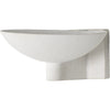 Matte White Plaster, Clear Cord