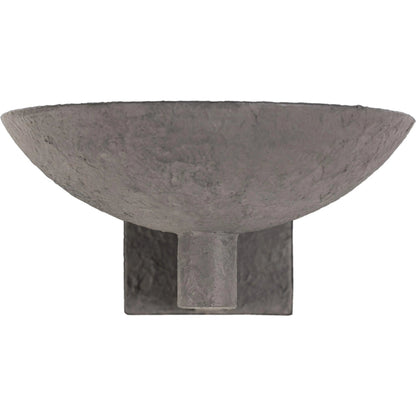 Santorini Sconce by Four Hands in matte black plaster. Made from iron, thermoplastic in a modern style.
