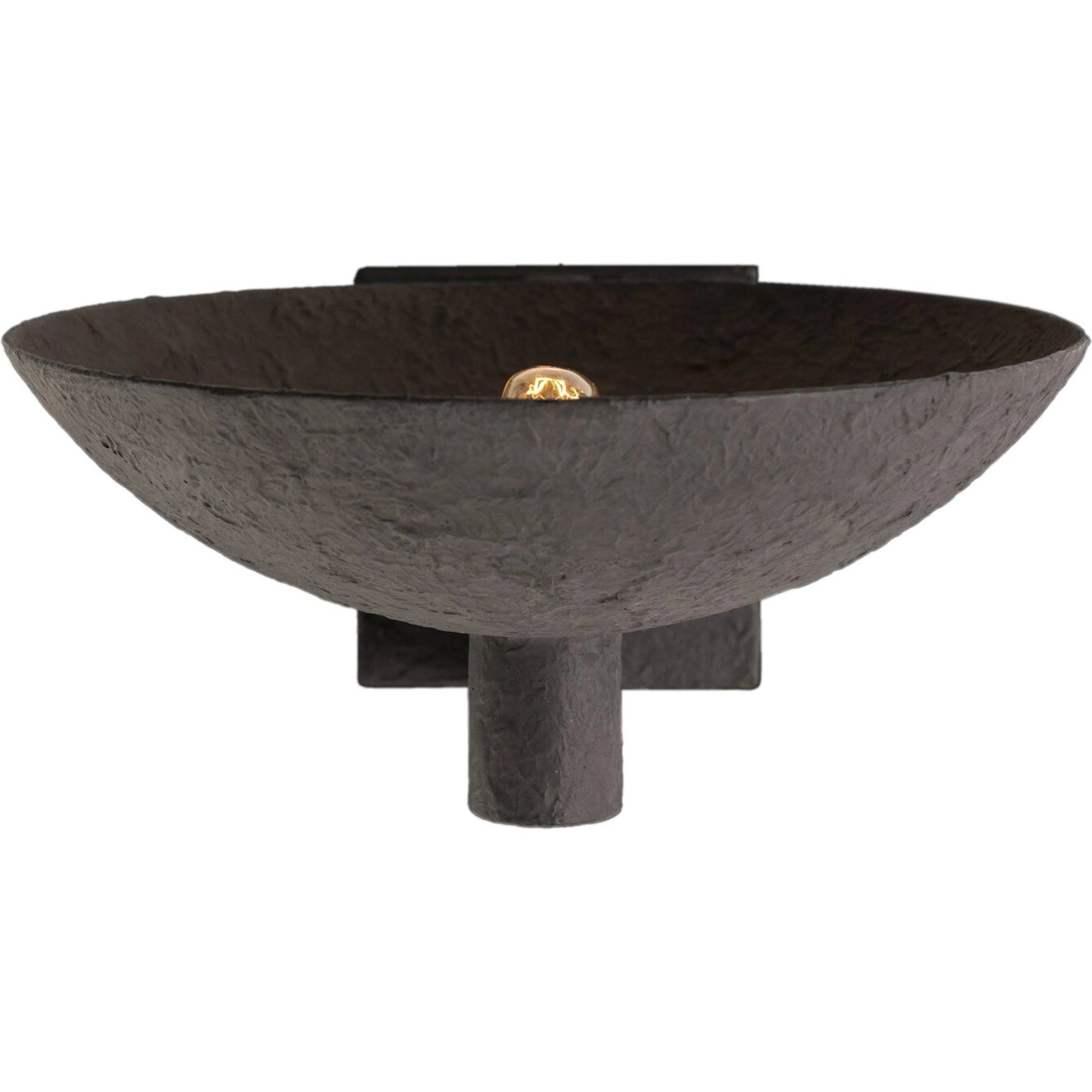 Santorini Sconce by Four Hands in matte black plaster. Made from iron, thermoplastic in a modern style.