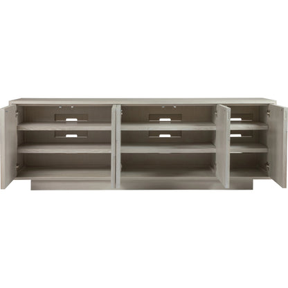 Daybreak Media Console by Artistica Home in taupe. Made from unique in a modern style.