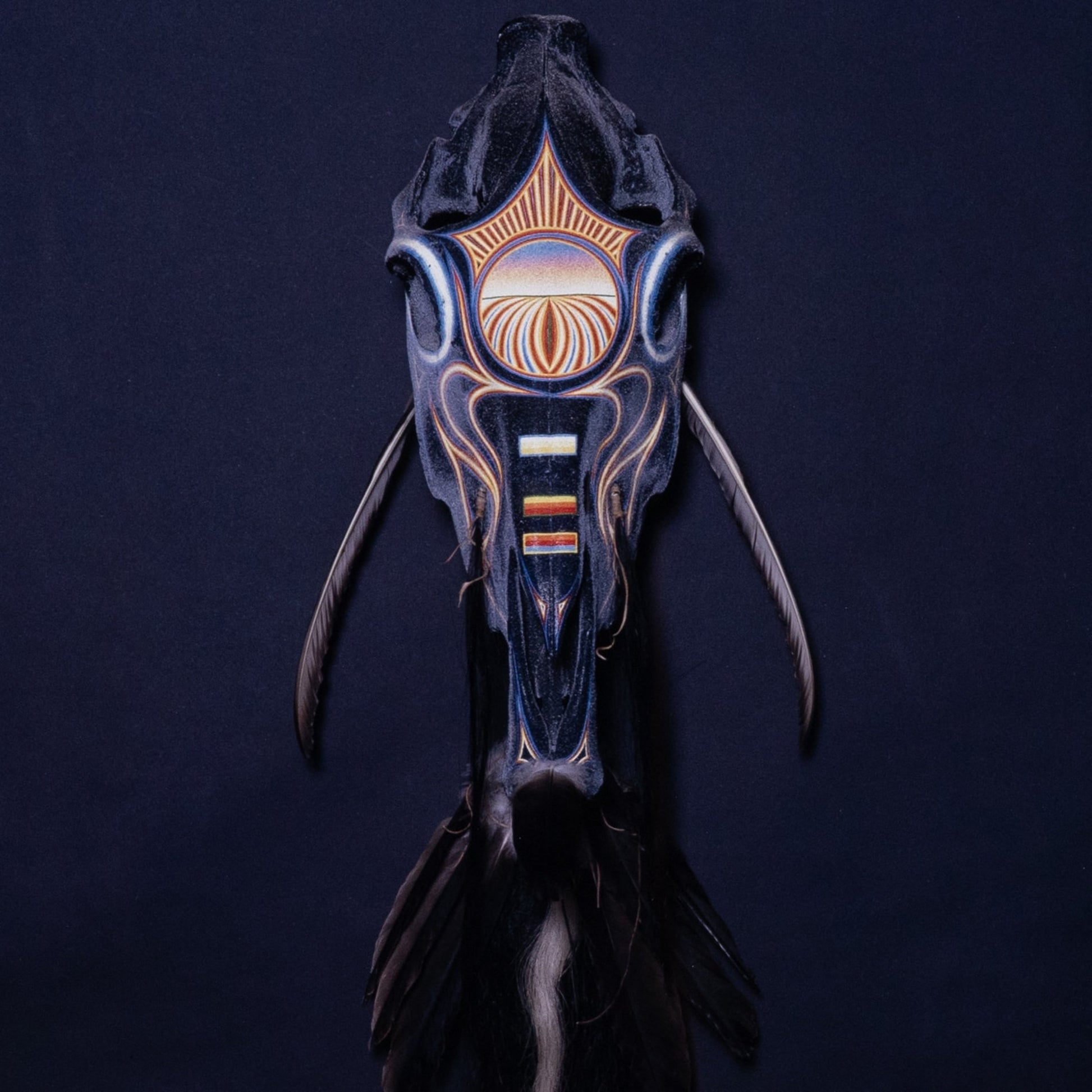 Black Horse Running by Boyd Elder by Four Hands. Made from vertical grain white oak, acrylic glazing in a eclectic & global style.