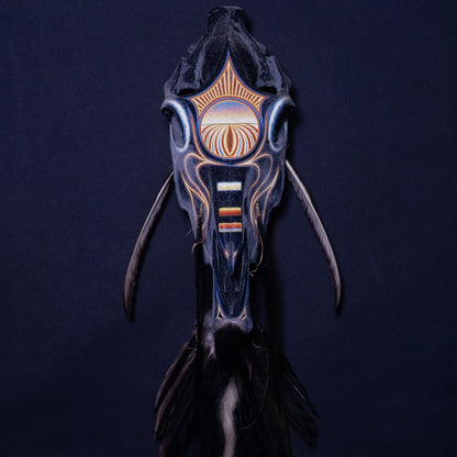 Black Horse Running by Boyd Elder by Four Hands. Made from vertical grain white oak, acrylic glazing in a eclectic & global style.