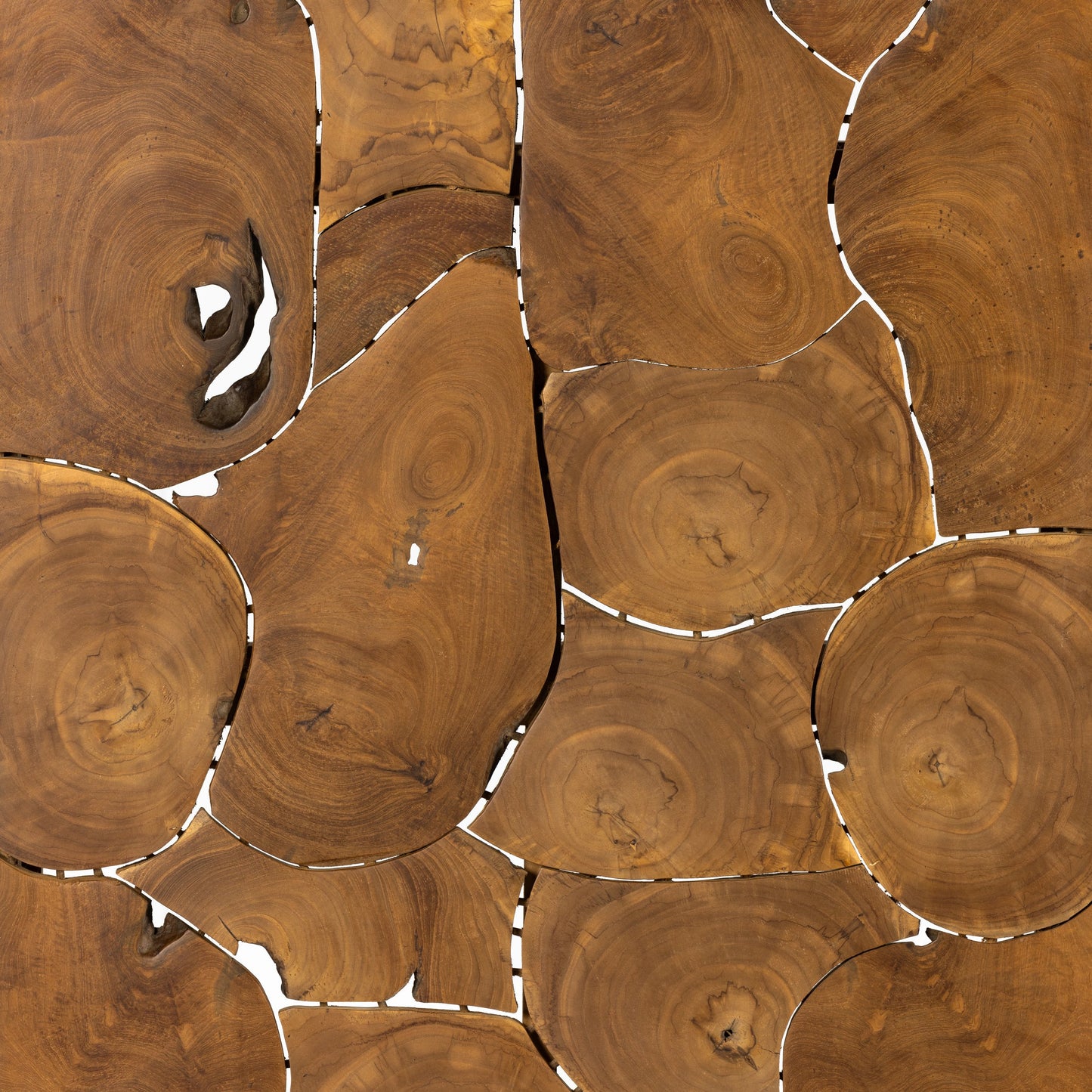 004 SI-1977866 | Additional Silo | Tomlin Outdoor Coffee Table by Four Hands in teak root. Made from solid teak in a modern style.