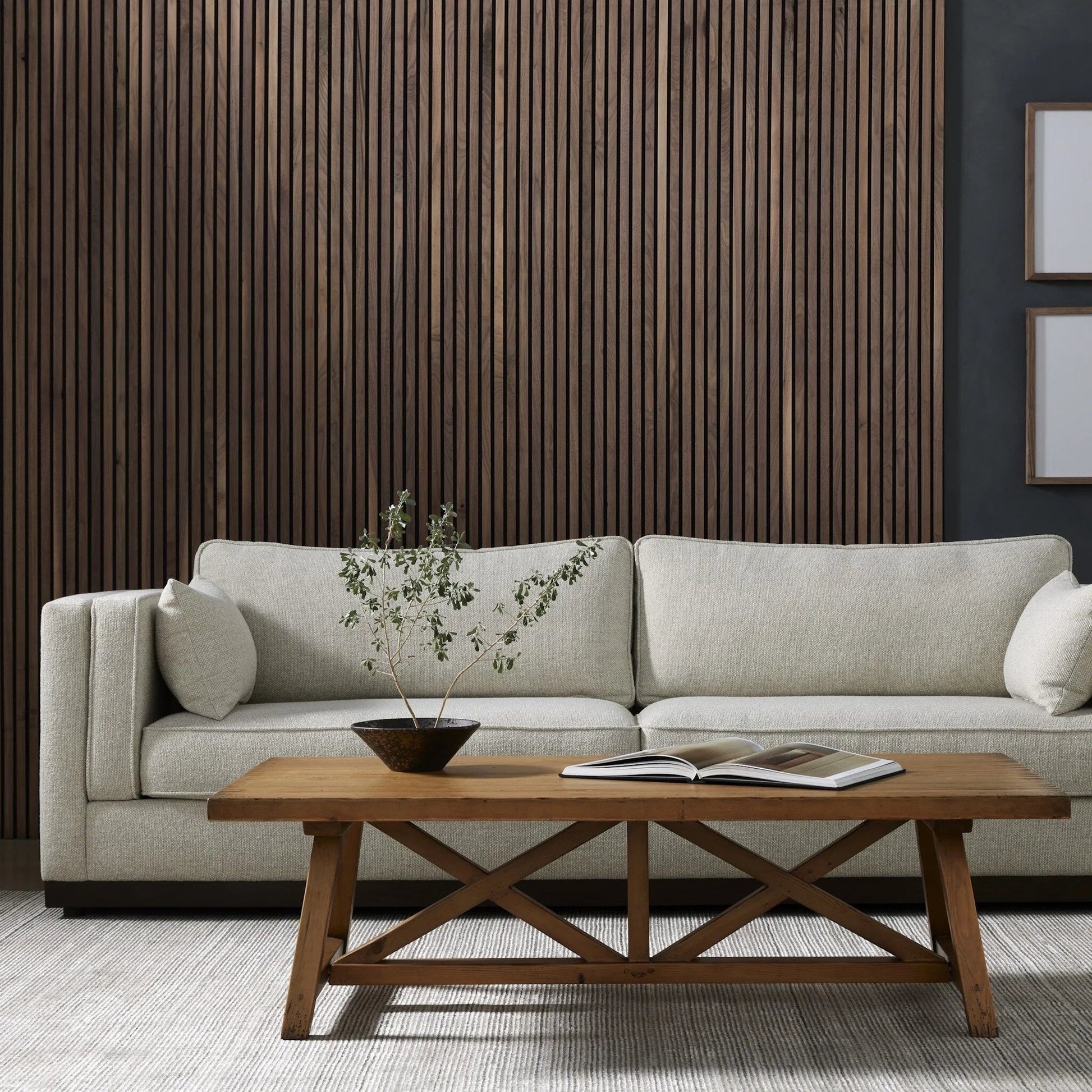 Lawrence Sofa by Four Hands. Made from unique in a transitional style.