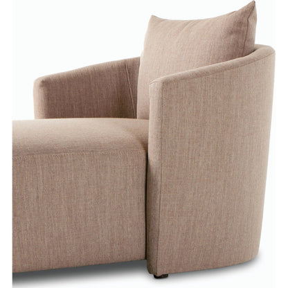 Farrah Chaise Lounge by Four Hands. Made from unique in a transitional style.