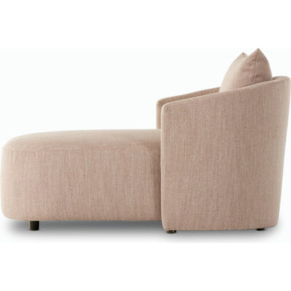 Farrah Chaise Lounge by Four Hands. Made from unique in a transitional style.