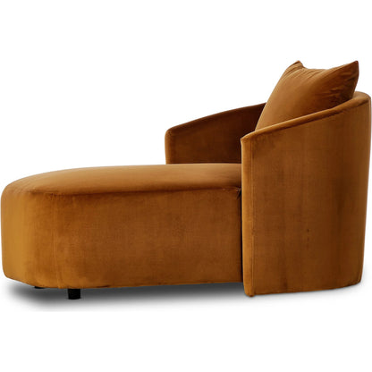 Farrah Chaise Lounge by Four Hands. Made from unique in a transitional style.