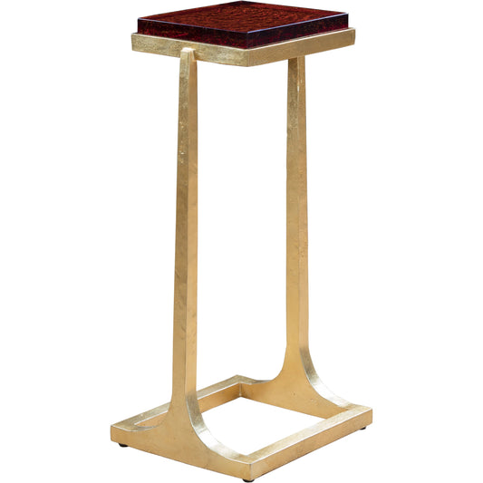Sunward Spot Table by Artistica Home in gold leaf. Made from unique in a modern style.