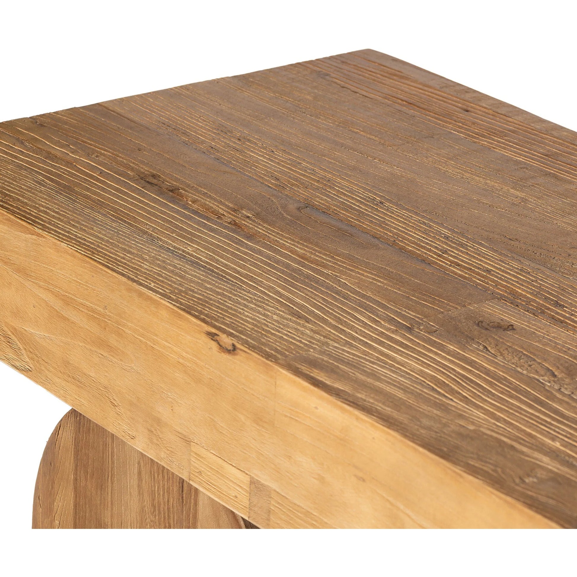 Keane Console Table by Four Hands. Made from solid reclaimed elm, solid nettlewood in a modern style.