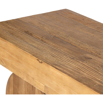 Keane Console Table by Four Hands. Made from solid reclaimed elm, solid nettlewood in a modern style.