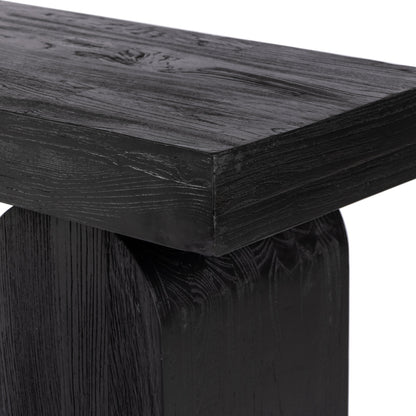 Keane Console Table by Four Hands. Made from solid reclaimed elm, solid nettlewood in a modern style.