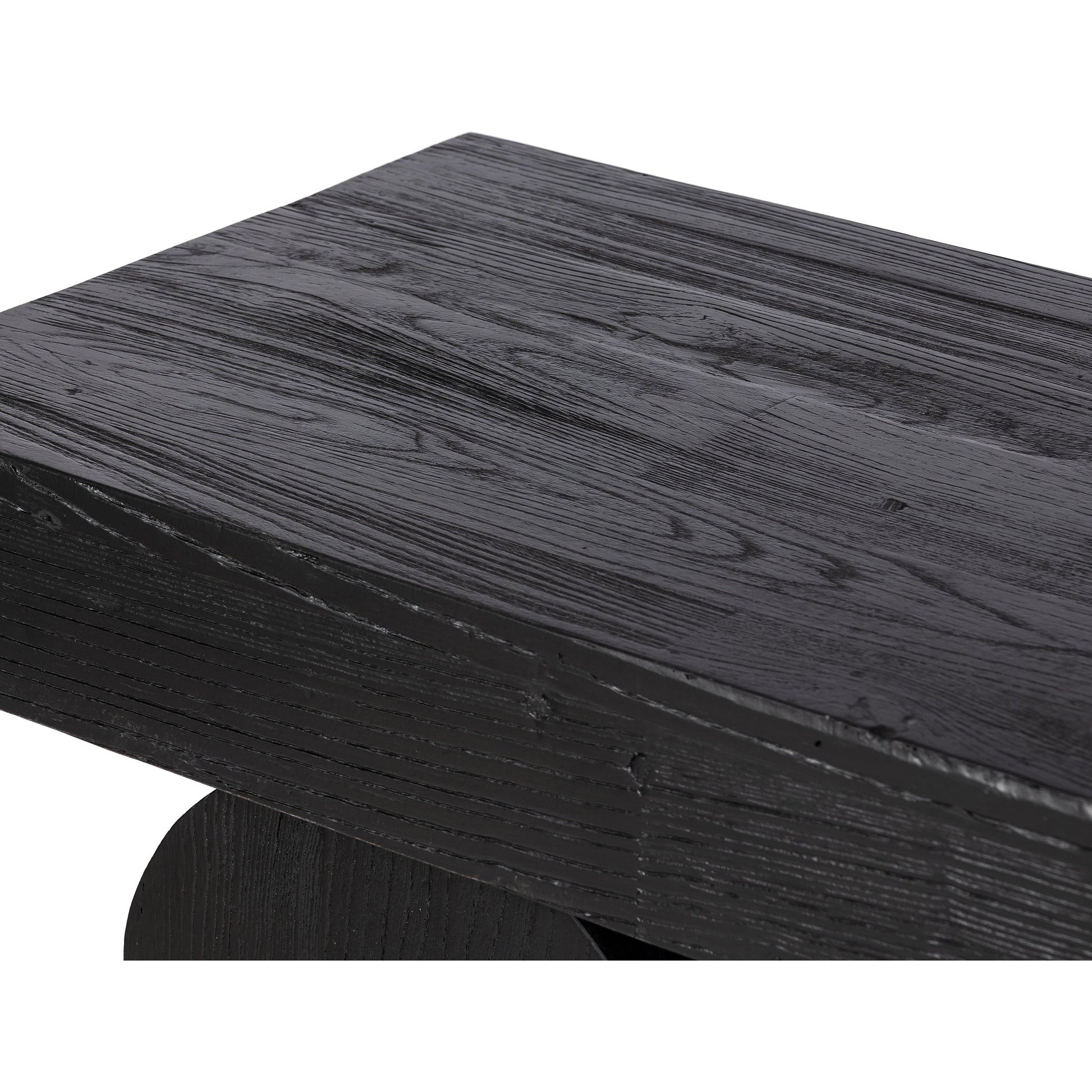 Keane Console Table by Four Hands. Made from solid reclaimed elm, solid nettlewood in a modern style.