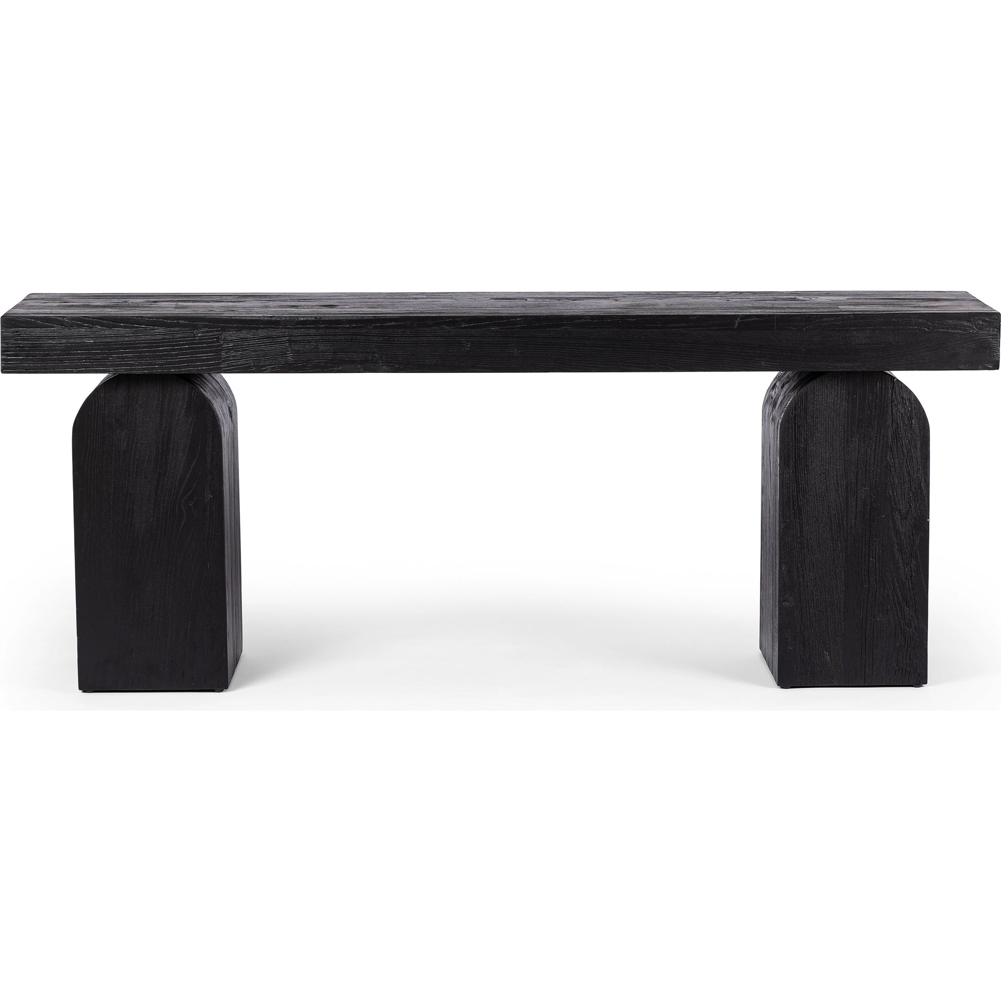 Keane Console Table by Four Hands. Made from solid reclaimed elm, solid nettlewood in a modern style.