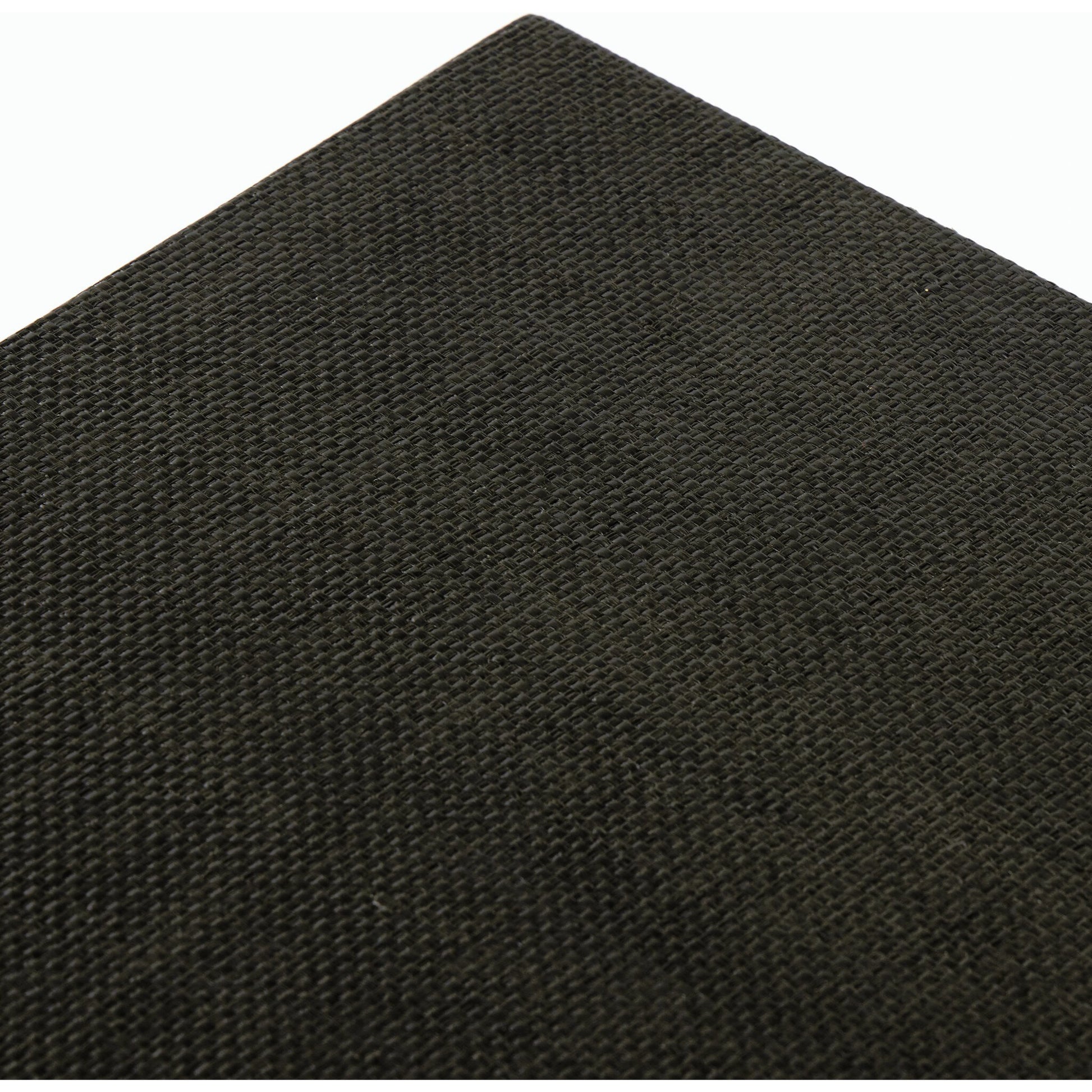 Fiona Desk by Four Hands in black raffia. Made from sugar palm, solid mahogany, iron in a modern style.