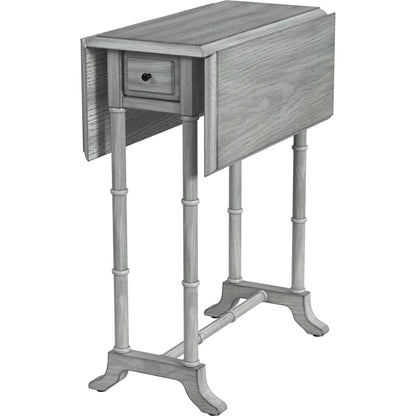 Darrow Drop-Leaf Side Table by Butler Specialty Company. Made from poplar, cherry veneer, fiberboard, zinc alloy in a modern style.