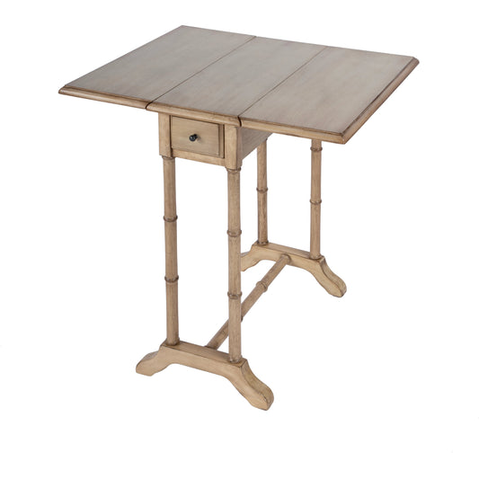 Darrow Drop-Leaf Side Table by Butler Specialty Company. Made from poplar, cherry veneer, fiberboard, zinc alloy in a modern style.