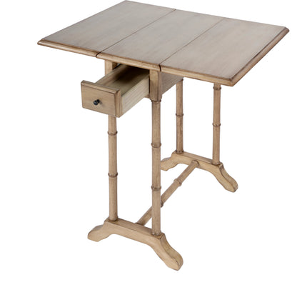 Darrow Drop-Leaf Side Table by Butler Specialty Company. Made from poplar, cherry veneer, fiberboard, zinc alloy in a modern style.