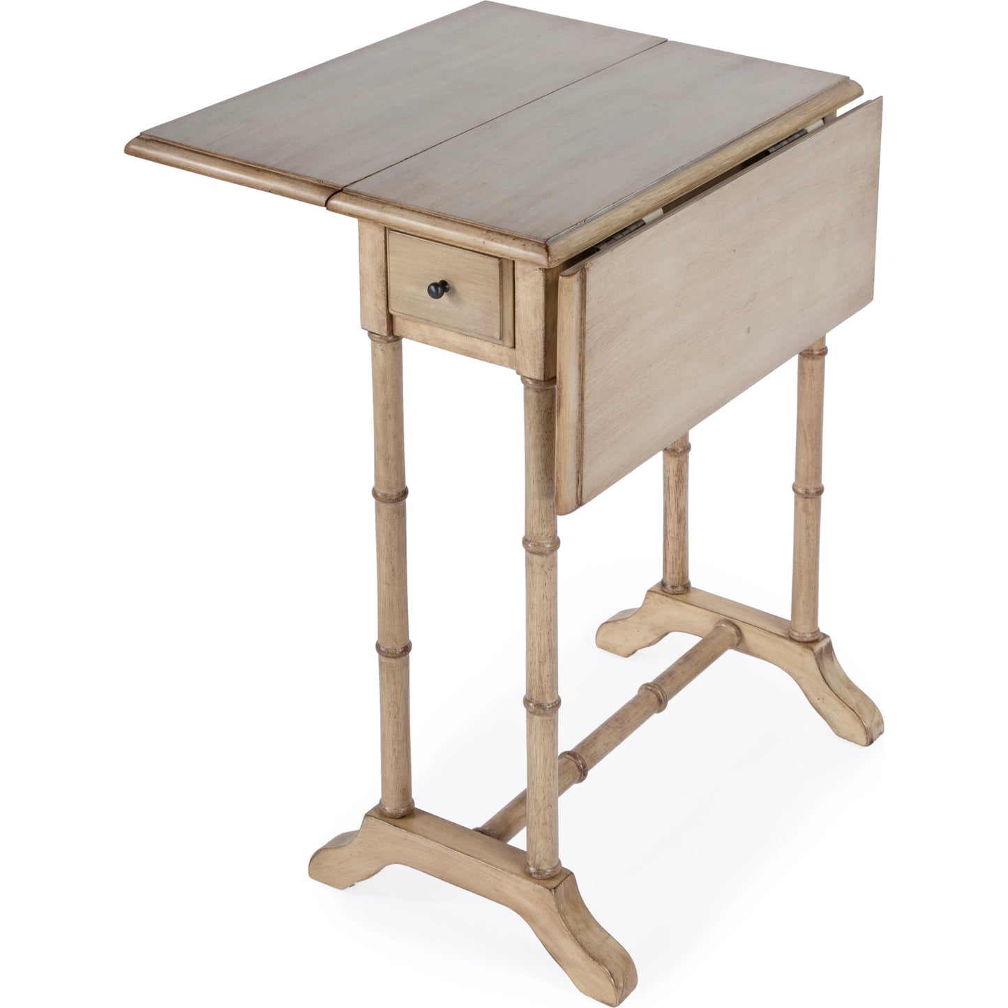009 SI-2077696 | Additional Silo | Darrow Drop-Leaf Side Table by Butler Specialty Company. Made from poplar, cherry veneer, fiberboard, zinc alloy in a modern style.