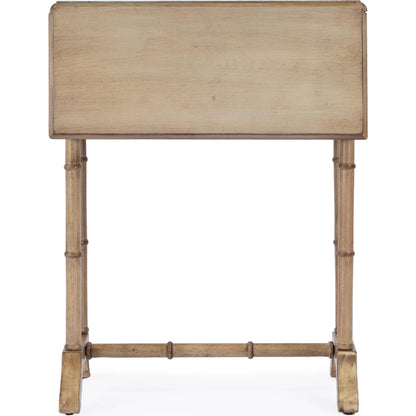 Darrow Drop-Leaf Side Table by Butler Specialty Company. Made from poplar, cherry veneer, fiberboard, zinc alloy in a modern style.