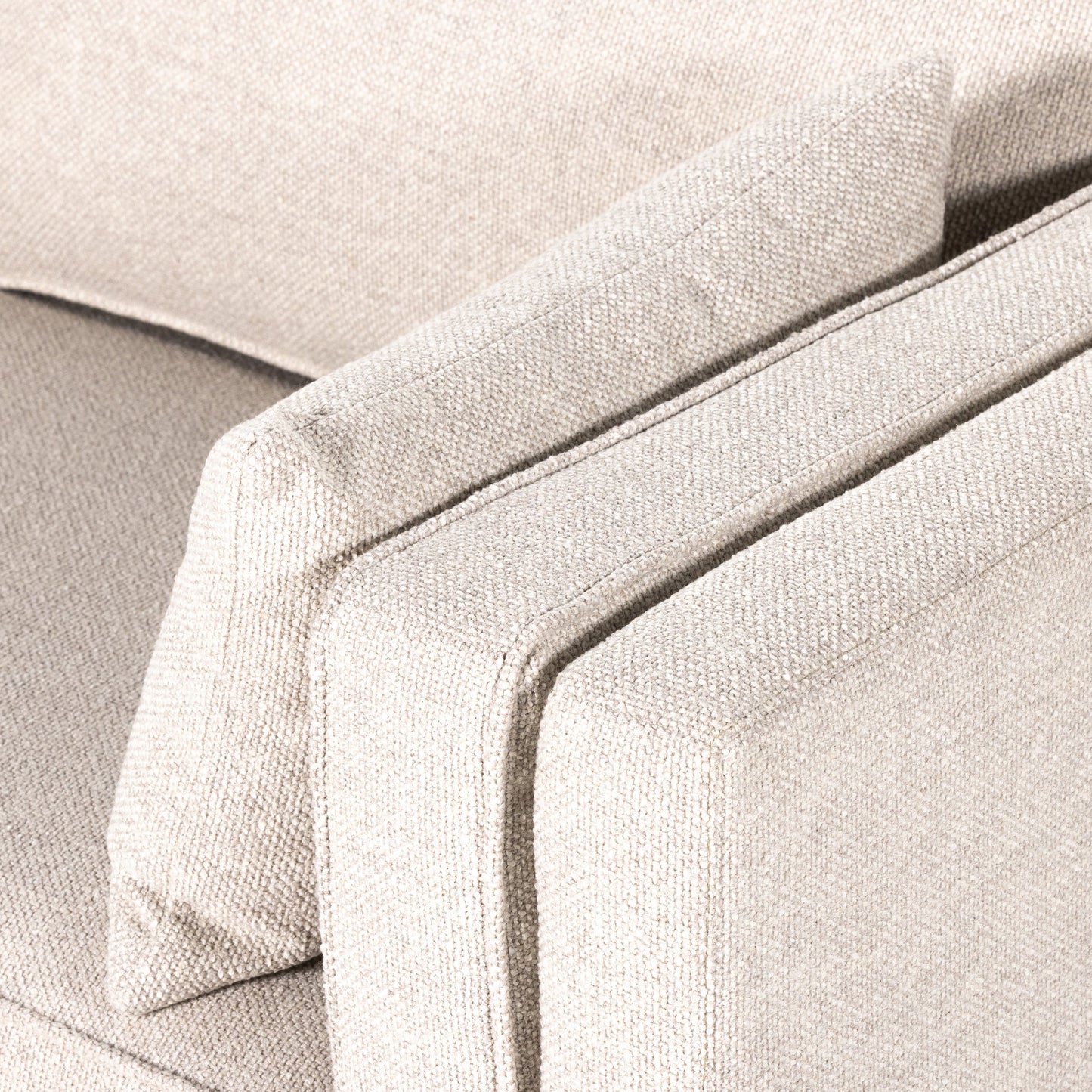 007 SI-1902534 | Additional Silo | Lawrence Sofa by Four Hands in nova taupe, dark auburn. Made from 100% polyester, solid rosa morada, pine plywood in a transitional style.