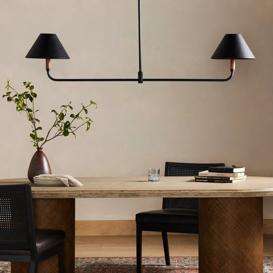 Cullen Linear Double Pendant by Four Hands. Made from unique in a modern style.