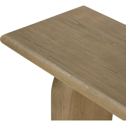 Sorrento Dining Bench by Four Hands in aged drift mindi. Made from mindi solid in a eclectic & global style.