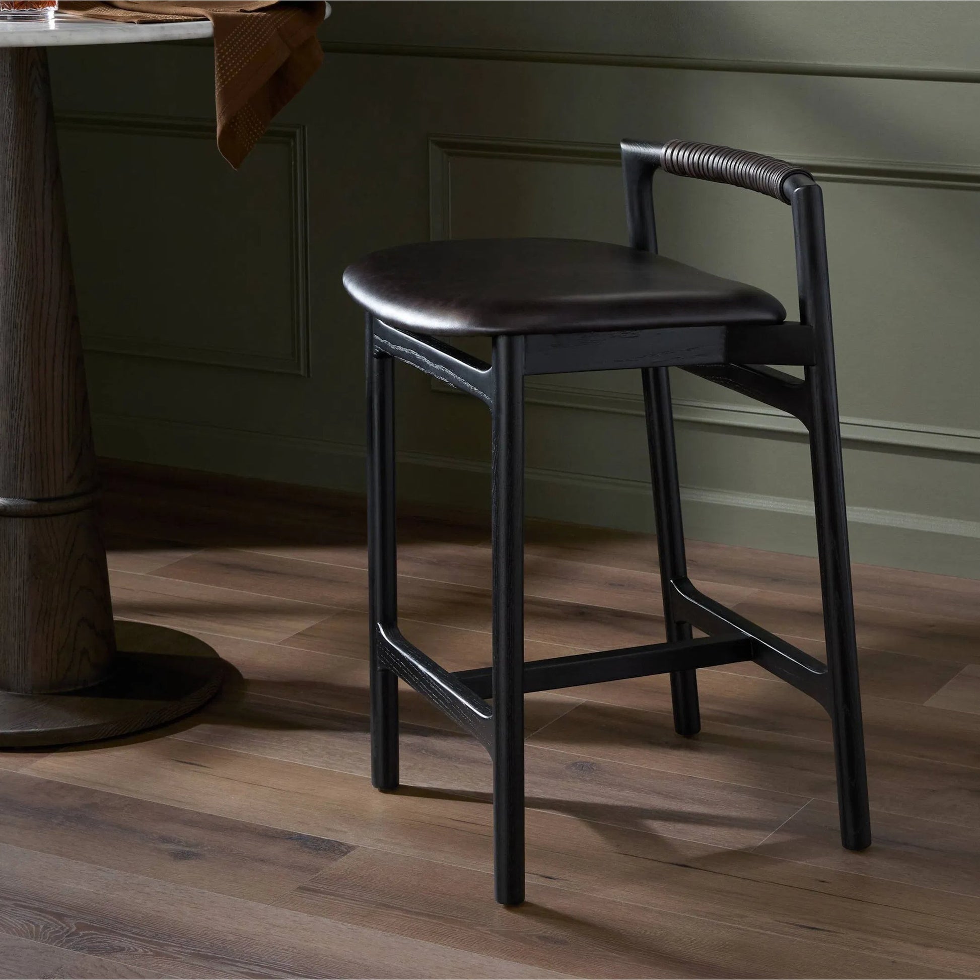 Baden Bar Stool by Four Hands. Made from unique in a modern style.