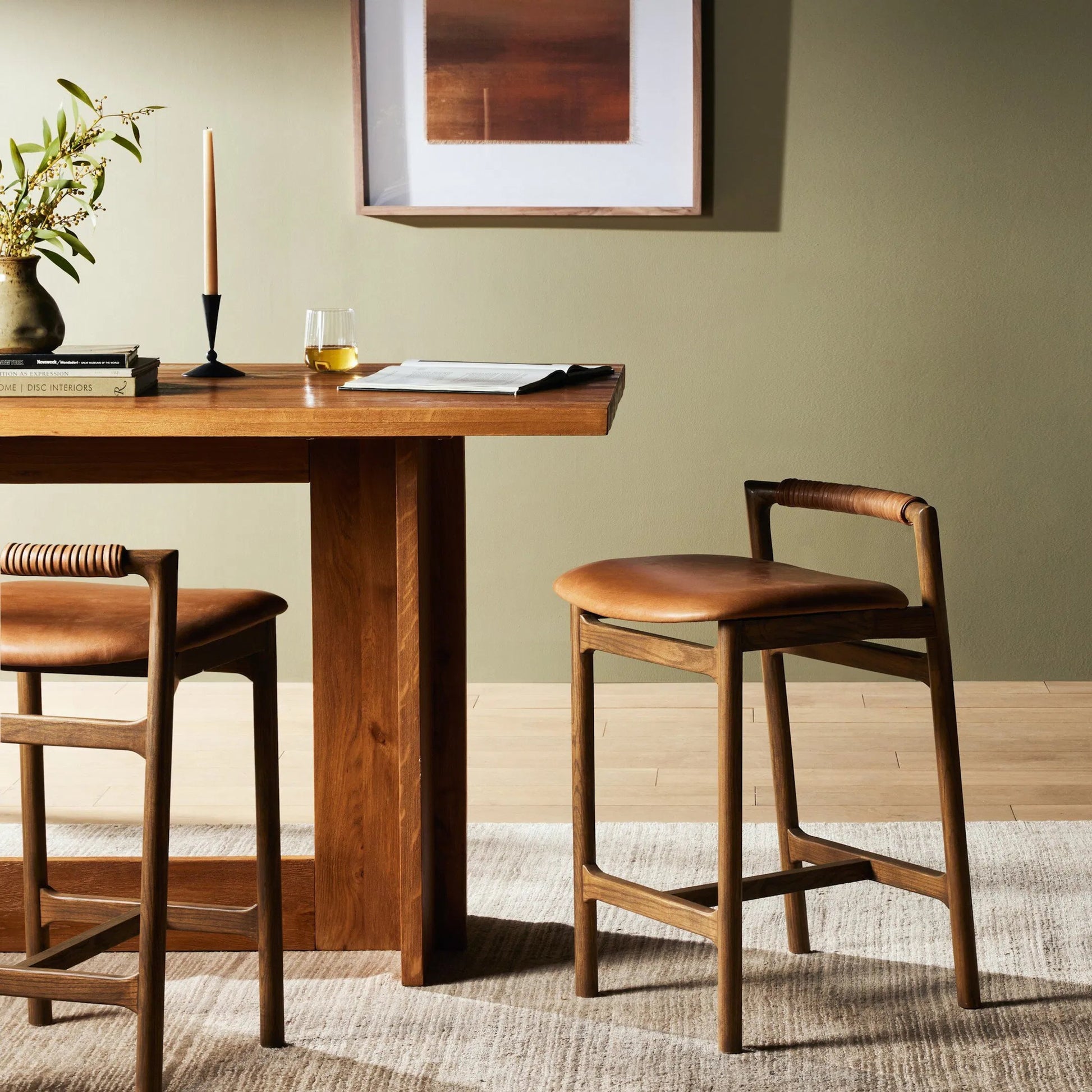 Baden Bar Stool by Four Hands. Made from unique in a modern style.