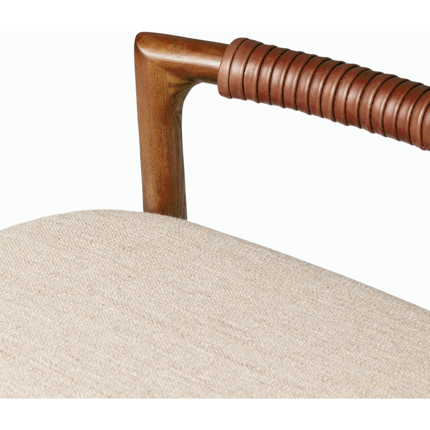 027 SI-2158051 | Closeup | Baden Bar Stool by Four Hands. Made from unique in a modern style.