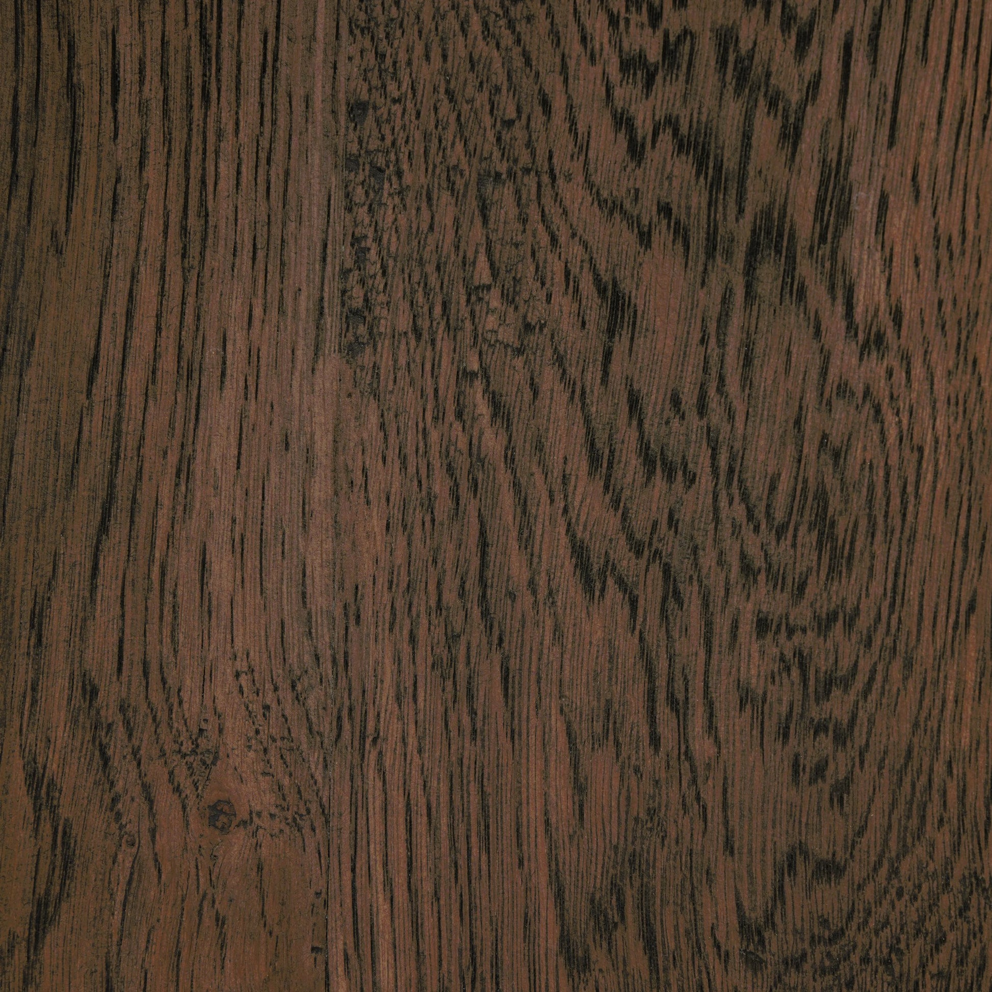 Brisa Round Dining Table by Four Hands in grey tobacco oak, dune onyx. Made from onyx, solid oak, engineered hardwood in a modern style.