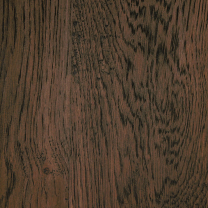 Brisa Round Dining Table by Four Hands in grey tobacco oak, dune onyx. Made from onyx, solid oak, engineered hardwood in a modern style.